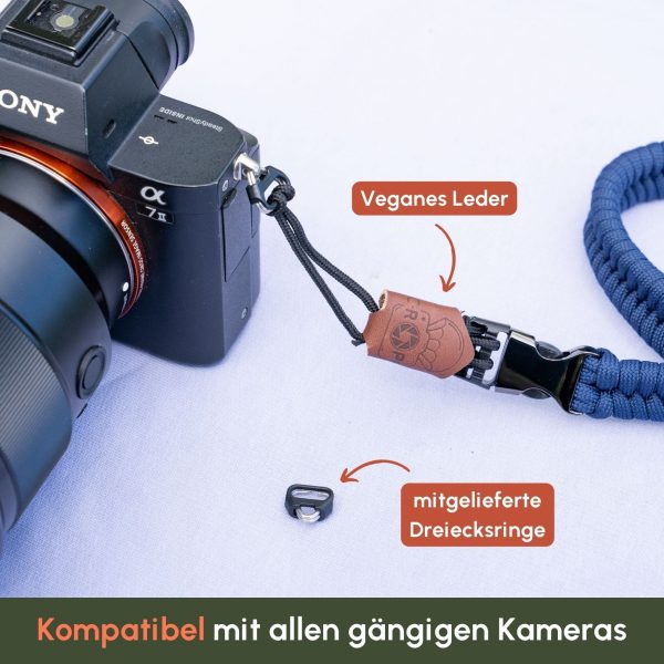 Die Kamera-Handschlaufe Claw mit Schnellverschluss sichert die Kamera am Handgelenk und somit auch deine Fotos | C-Rope Kamerazubehör
