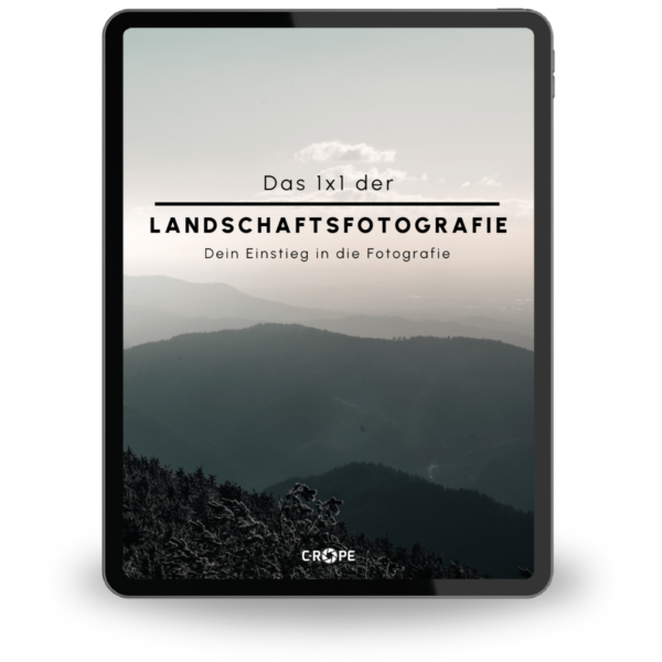 Das kostenlose E-Book zur Landschaftsfotografie dient dazu, fotografieren zu lernen. Mit Kameraeinstellungen und Hinweisen zu Motiven wird Dir der Einstieg in die Fotografie erleichtert. Ideal für Fotografie Anfänger. C-Rope Kamerazubehör - perfektioniere Deine Fotografie.